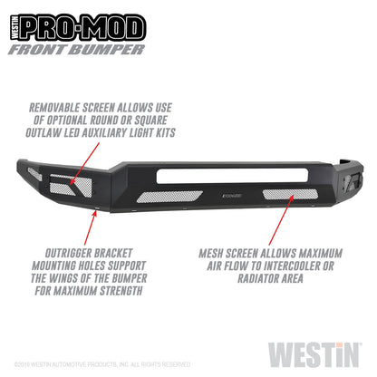 WESTIN Pro-Mod Front Bumper 58-41205