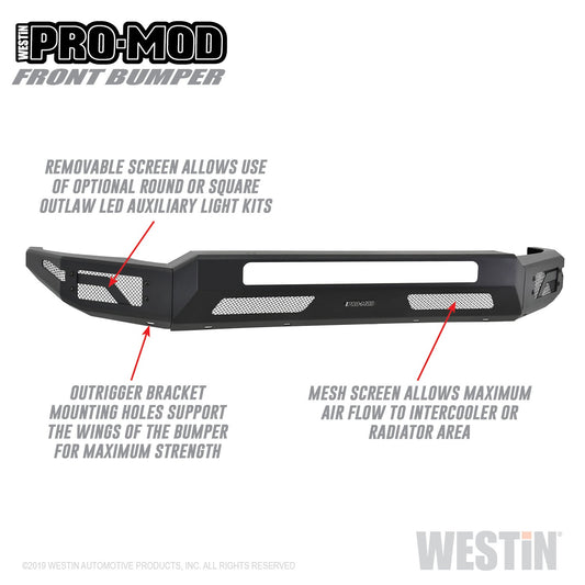 WESTIN Pro-Mod Front Bumper 58-41205