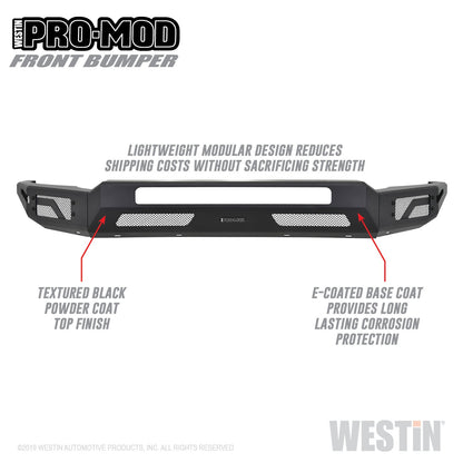 WESTIN Pro-Mod Front Bumper 58-41205
