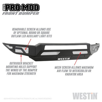 WESTIN Pro-Mod Front Bumper 58-41215