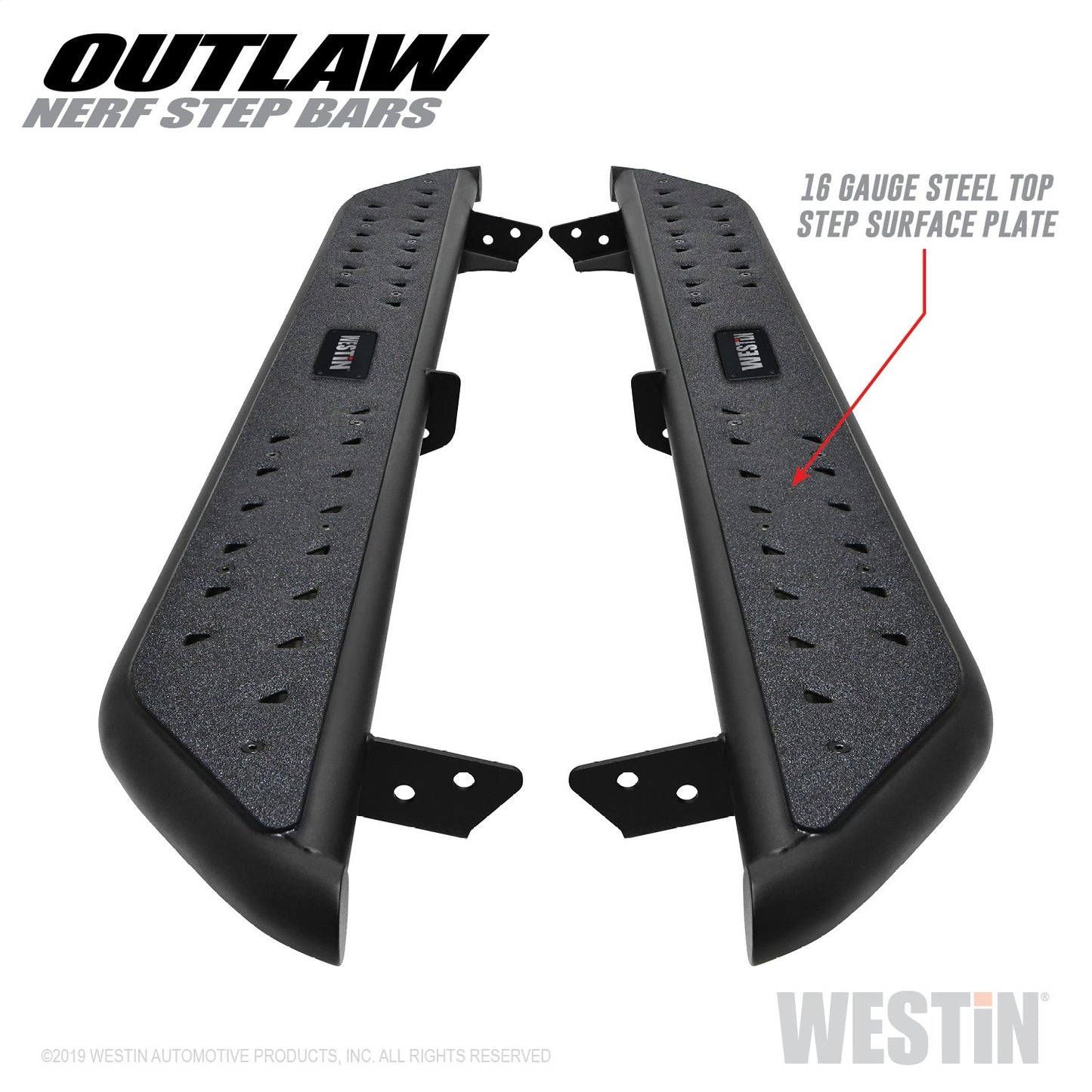 WESTIN Outlaw Nerf Step Bars 58-52775