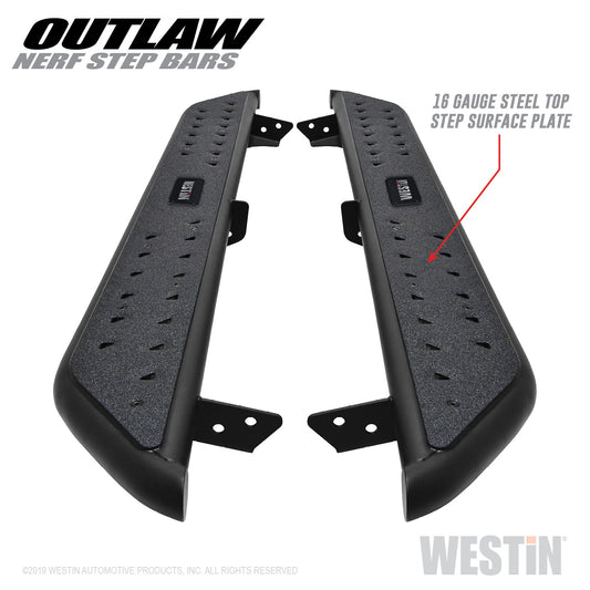 WESTIN Outlaw Nerf Step Bars 58-52775