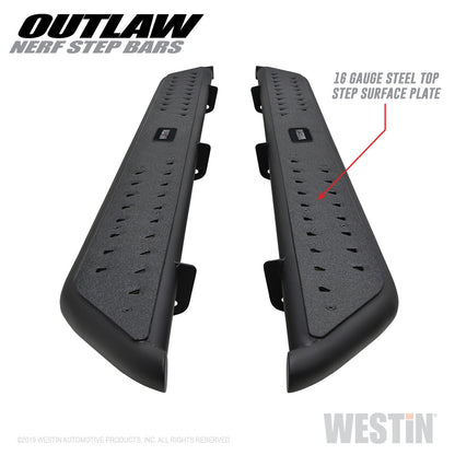 WESTIN Outlaw Nerf Step Bars 58-53565