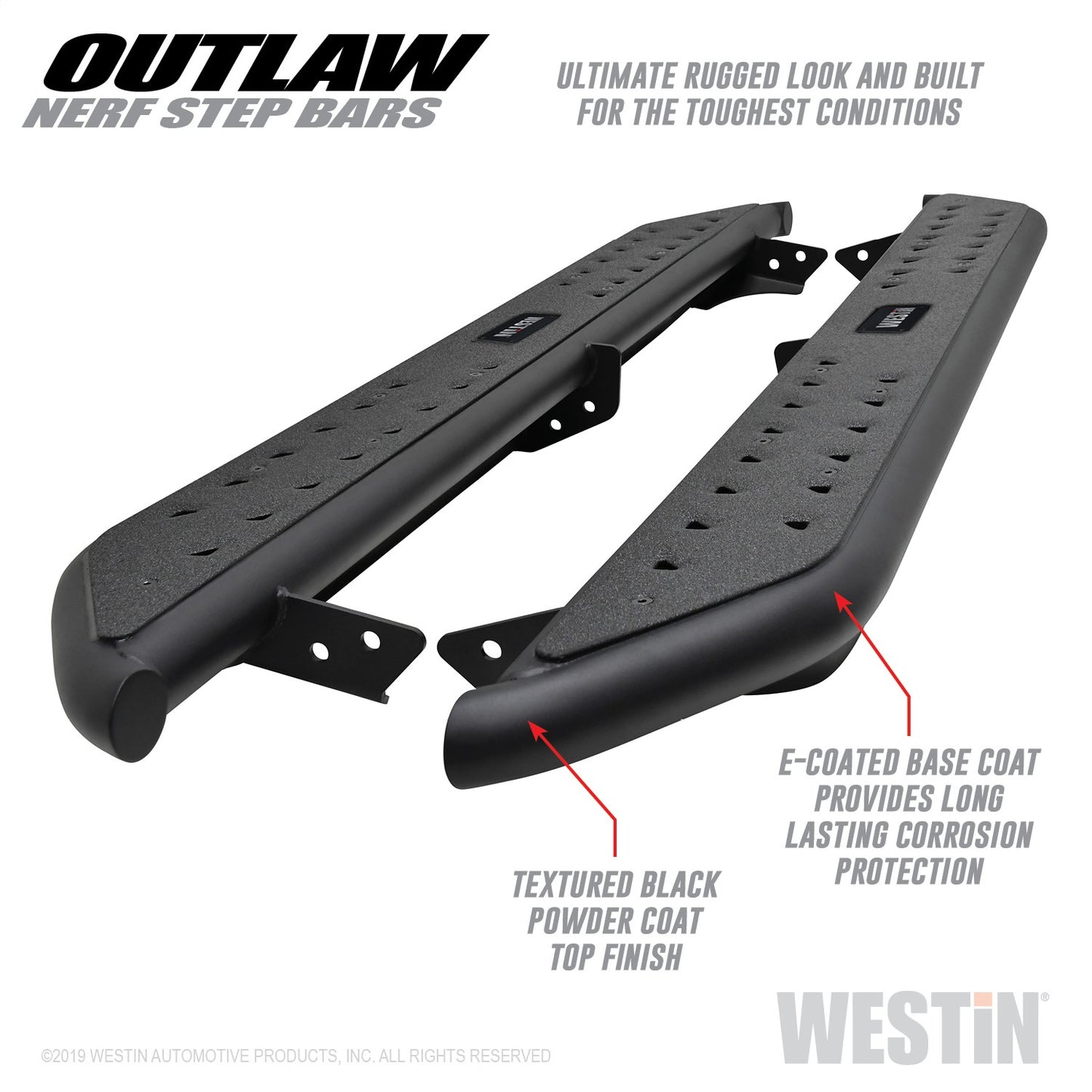 WESTIN Outlaw Nerf Step Bars 58-53835