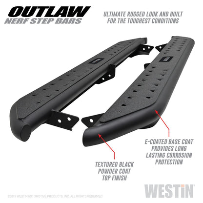 WESTIN Outlaw Nerf Step Bars 58-53835