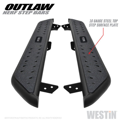 WESTIN Outlaw Nerf Step Bars 58-53835