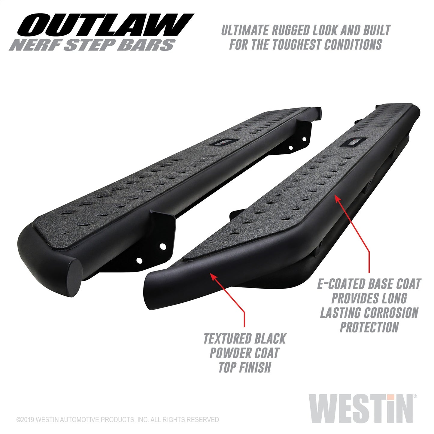 WESTIN Outlaw Nerf Step Bars 58-53935