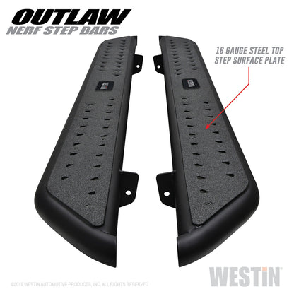 WESTIN Outlaw Nerf Step Bars 58-53935