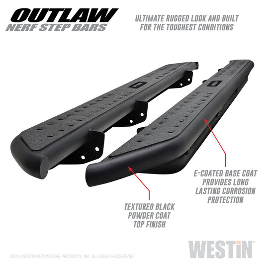 WESTIN Outlaw Nerf Step Bars 58-53945
