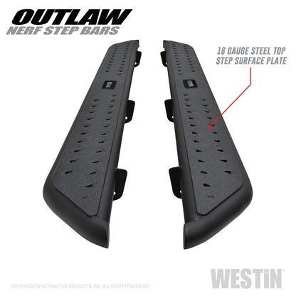 WESTIN Outlaw Nerf Step Bars 58-54085