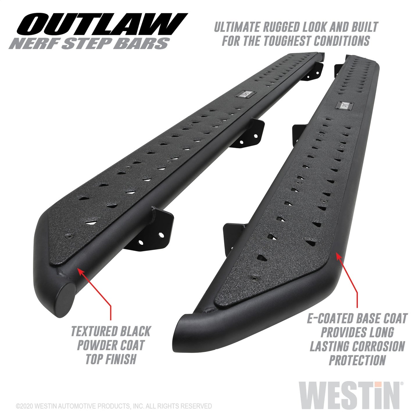 WESTIN Outlaw Nerf Step Bars 58-54165