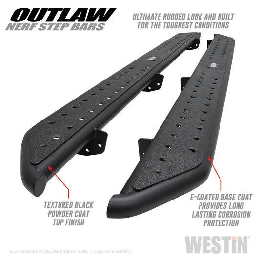 WESTIN Outlaw Nerf Step Bars 58-54165