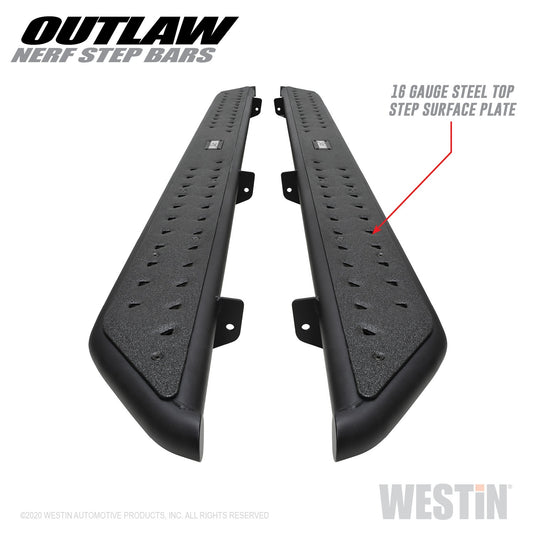 WESTIN Outlaw Nerf Step Bars 58-54165