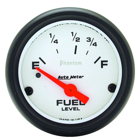 AutoMeter 2-5/8 in. FUEL LEVEL 0-90 O SSE PHANTOM 5814