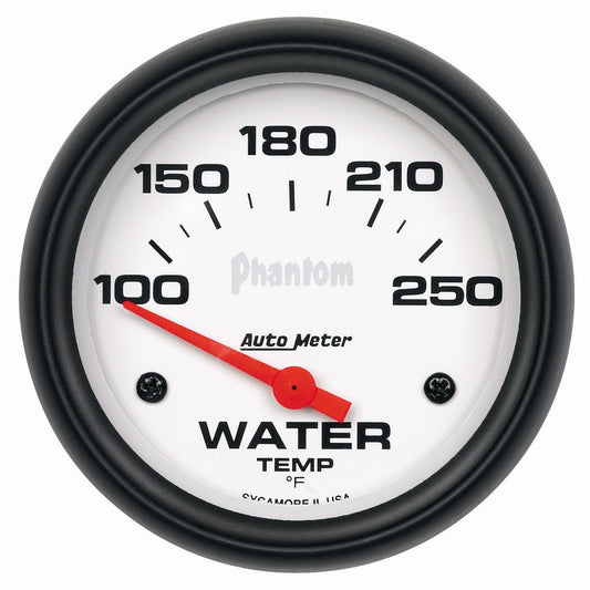 AutoMeter 2-5/8 in. WATER TEMPERATURE 100-250 Fahrenheit PHANTOM 5837