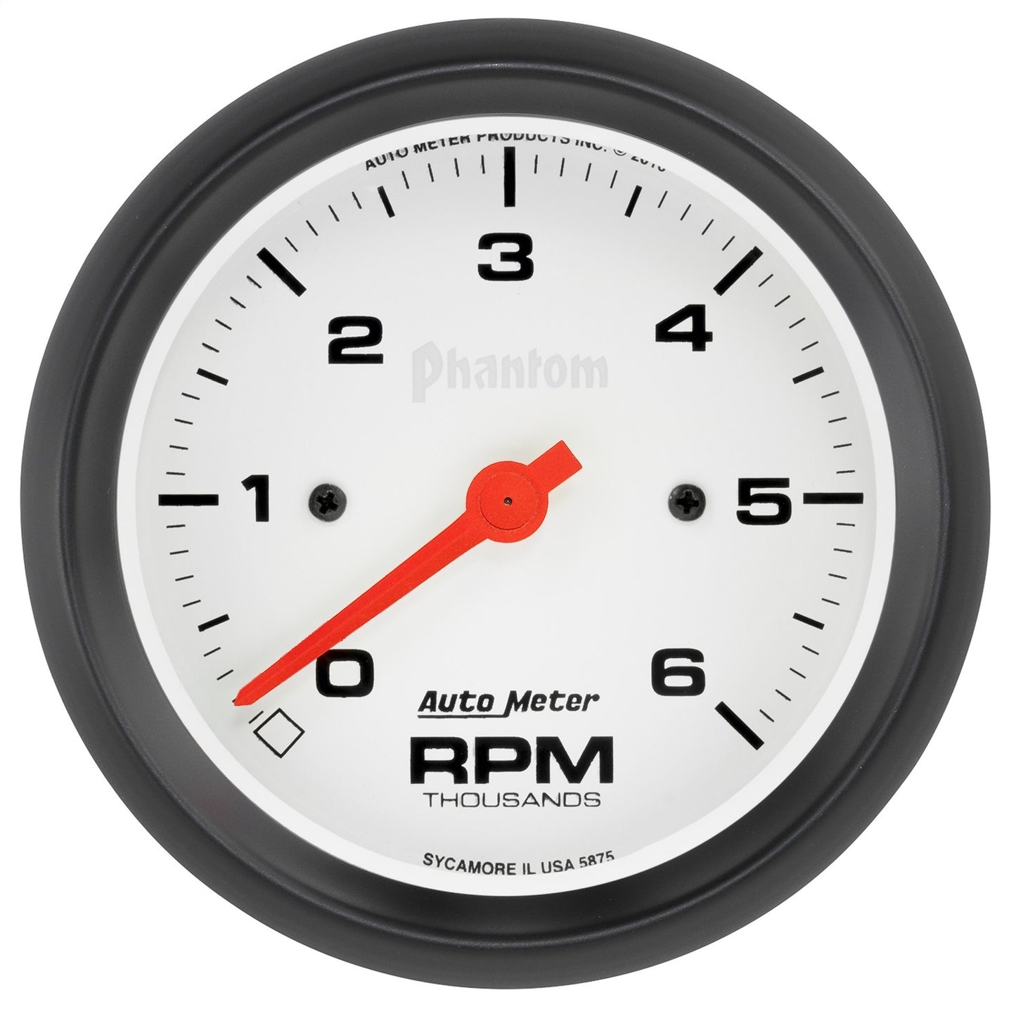 AutoMeter 3-3/8 in. IN-DASH TACHOMETER 0-6000 RPM PHANTOM 5875
