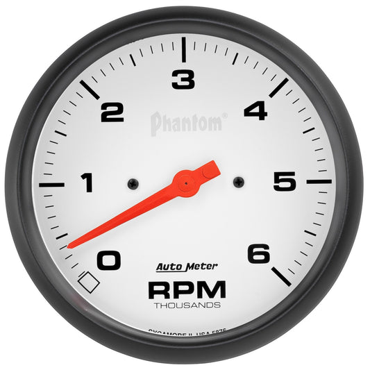 AutoMeter 5 in. IN-DASH TACHOMETER 0-6000 RPM PHANTOM 5876