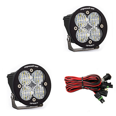 Baja Designs Squadron-R Sport Black LED Auxiliary Light Pod Pair 587805
