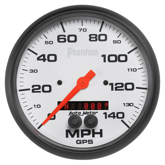 AutoMeter 5 in. GPS SPEEDOMETER 0-140 MPH PHANTOM 5881