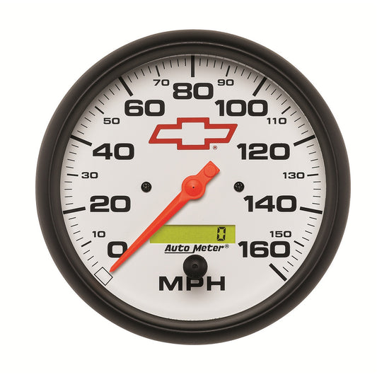 AutoMeter 5 in. SPEEDOMETER 0-160 MPH GM WHITE 5889-00406