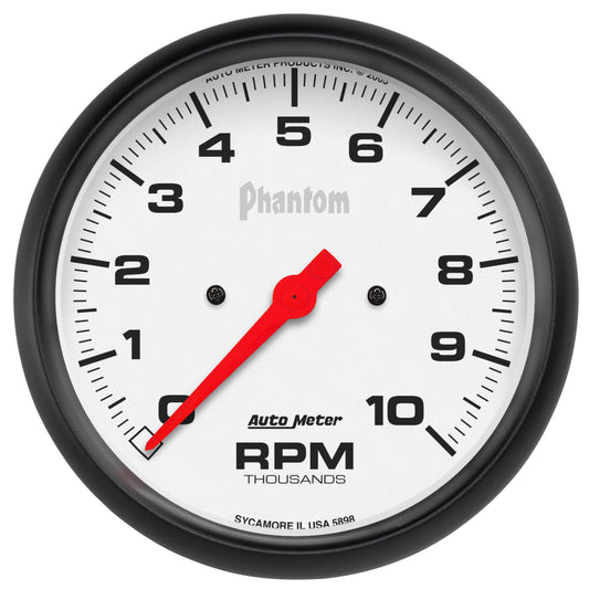 AutoMeter 5 in. IN-DASH TACHOMETER 0-10000 RPM PHANTOM 5898