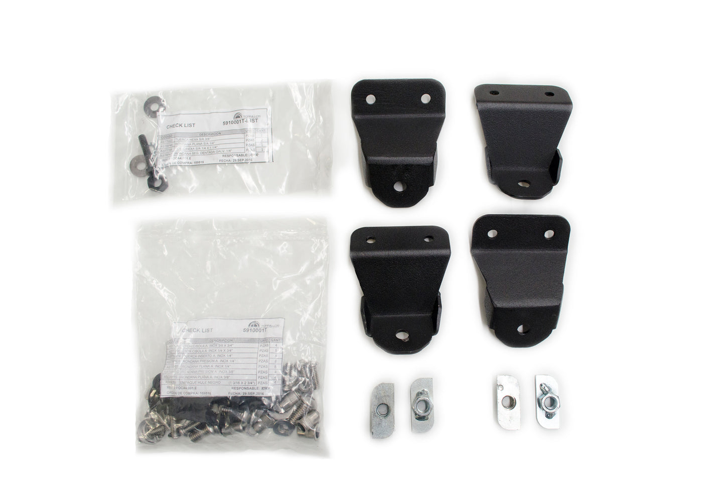 Go Rhino 5910001T SRM Rack Mounting Kit Fixed Mount Textured Black
