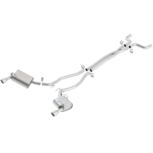 Borla 2010-2013 Chevrolet Camaro V6 (EXCEPT 2013 quad-tip RS) Cat-Back(tm) Exhaust System S-Type 140282