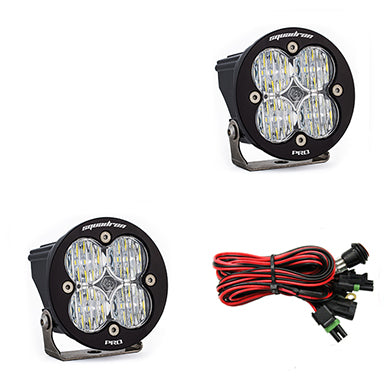 Baja Designs Squadron-R Pro Black LED Auxiliary Light Pod Pair 597805