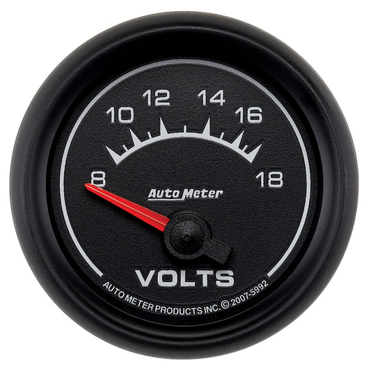 AutoMeter 2-1/16 in. VOLTMETER 8-18V ES 5992