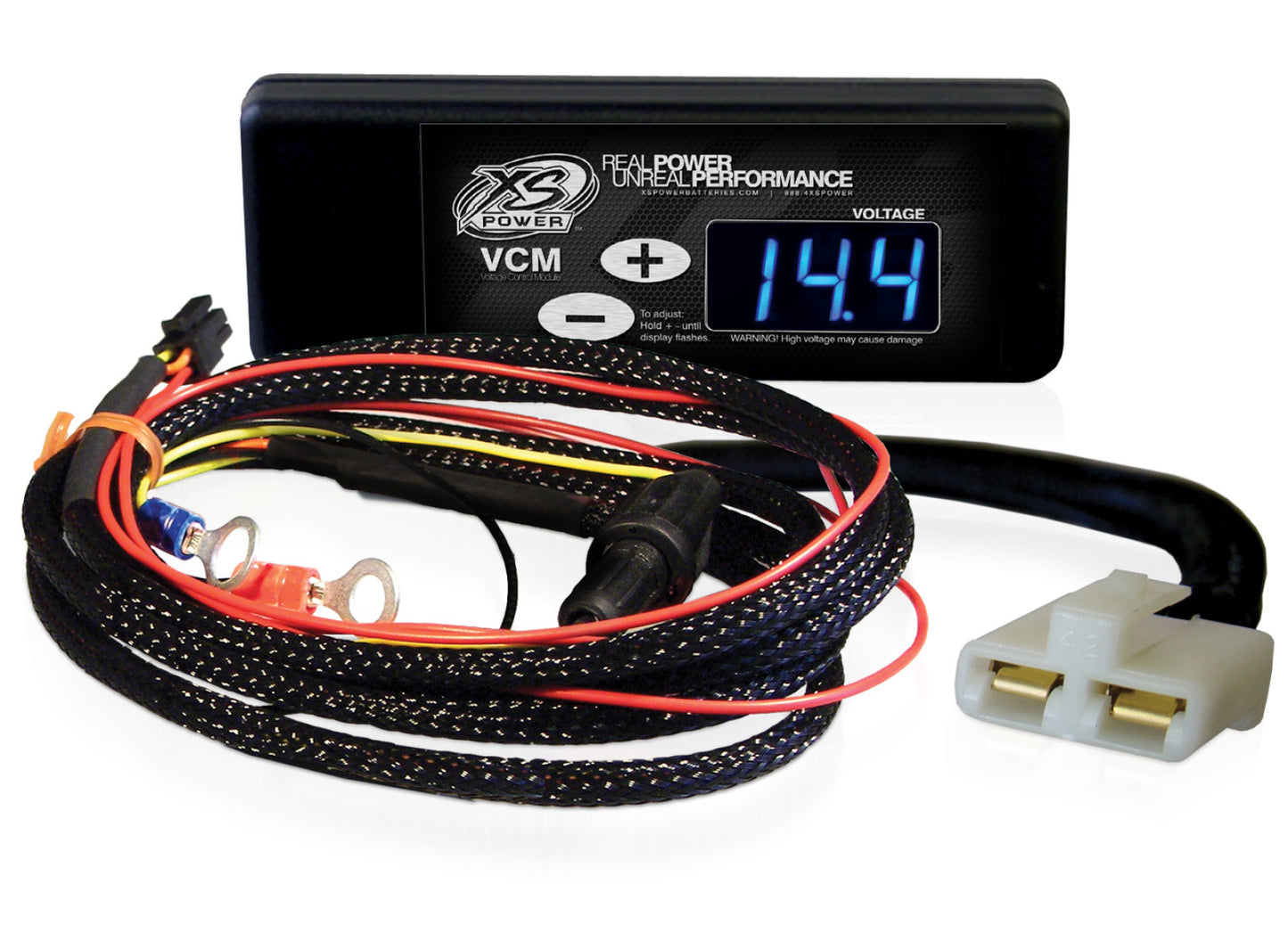 XS Power Batteries Controller and Harness for GM "SI" Series Alternators (1969 to 1988), Blue Display XSP320-311