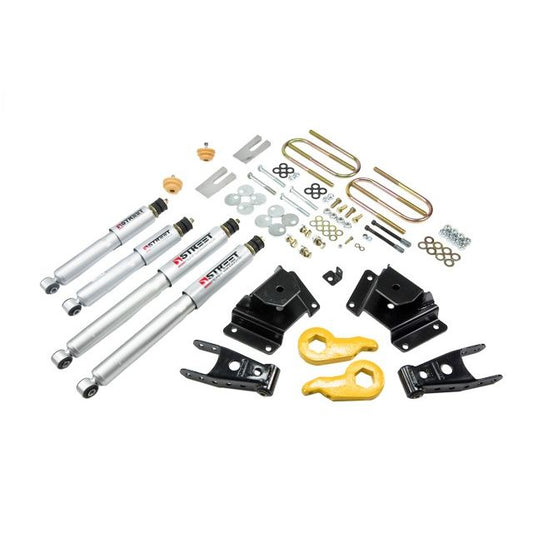 BELLTECH 938SP LOWERING KITS Front And Rear Complete Kit W/ Street Performance Shocks 1997-2003 Ford F150 ((All Cabs) 4WD) 1 in. or 3 in. F/4 in. R drop W/ Street Performance Shocks