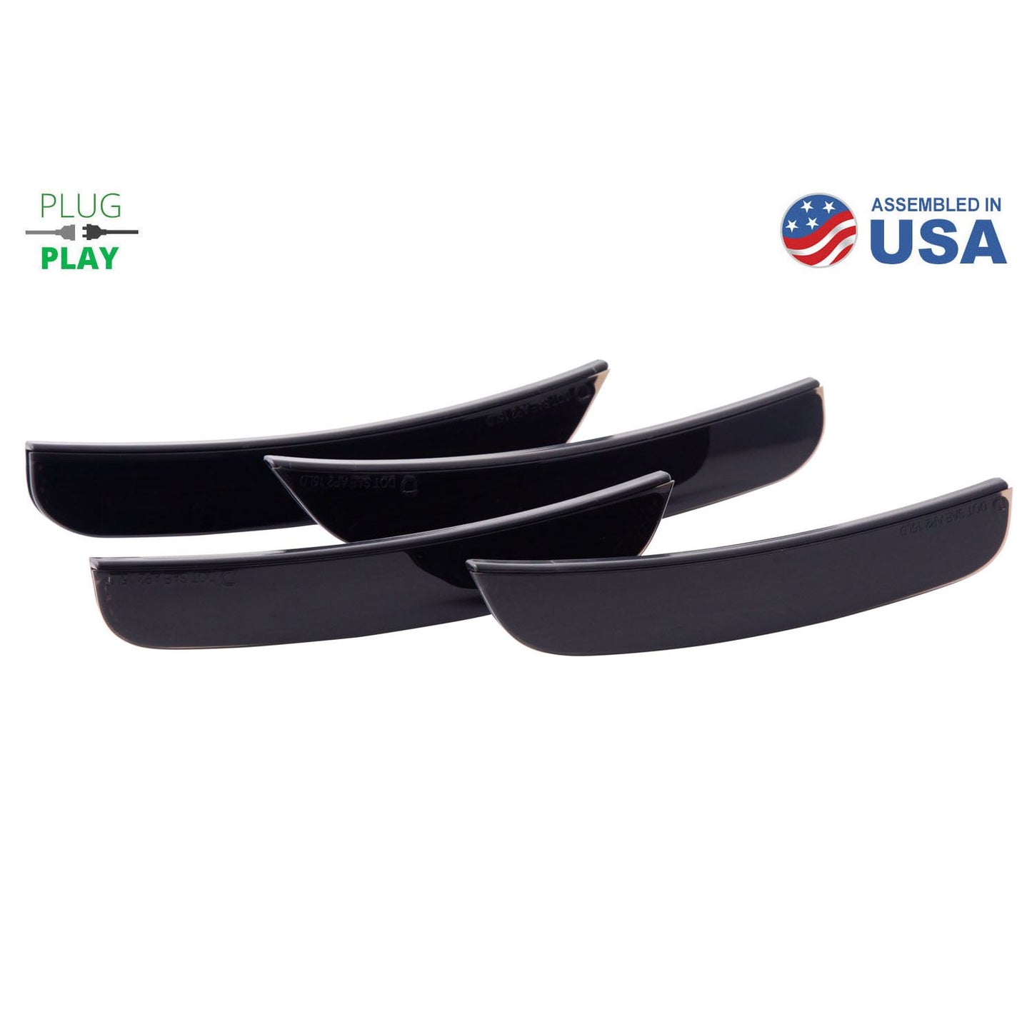 Diode Dynamics - LED Sidemarkers for 2015-2021 Dodge Charger Smoked (set) DD5112