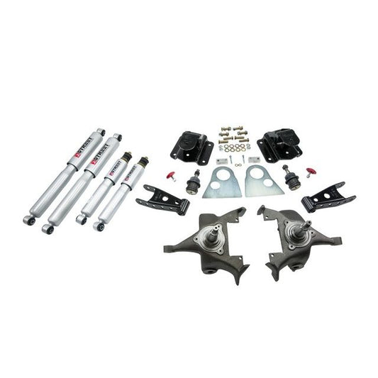 BELLTECH 813SP LOWERING KITS Front And Rear Complete Kit W/ Street Performance Shocks 1994-1999 Dodge Ram 1500 (Std Cab V8 Auto Trans Only) 2 in. F/4 in. R drop W/ Street Performance Shocks