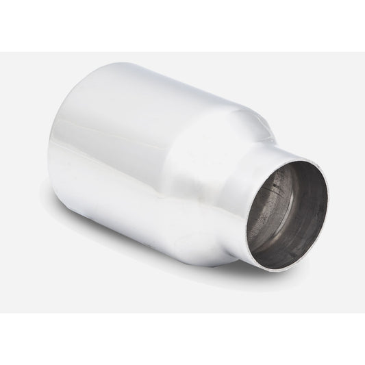 XFORCE 3.5" OD Roll In 2.5" Inlet (5.5" Long) S/Steel; Exhaust Tail Pipe Tip TS33