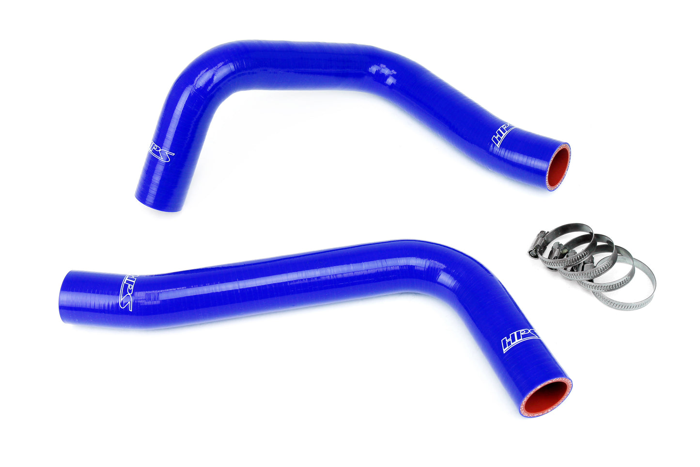 HPS Performance 3-ply Reinforced Silicone Replaces Rubber Radiator Coolant Hoses 57-2056-BLUE