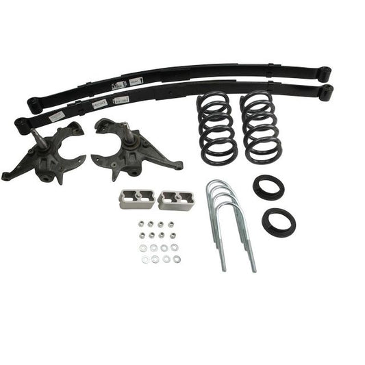 BELLTECH 620 LOWERING KITS Front And Rear Complete Kit W/O Shocks 1994-2004 Chevrolet S10/S15 Pickup 6 cyl. (Std Cab) 4 in. or 5 in. F/5 in. R W/O Shocks