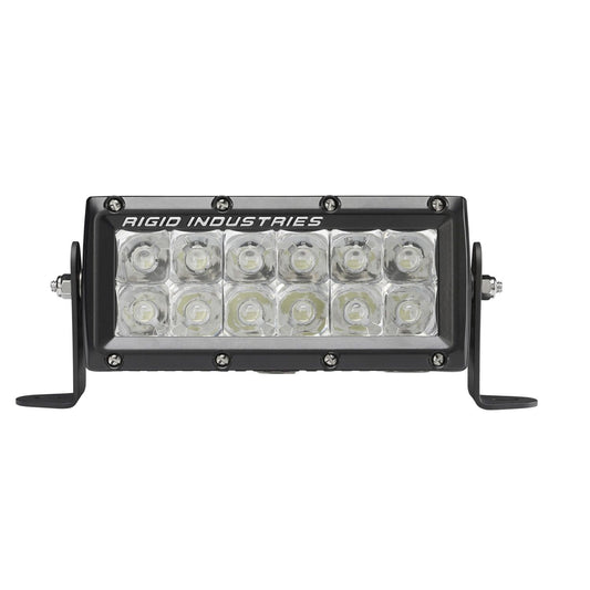 RIGID Industries E-Series LED Light E-Mark Certified Spot Optic 6 Inch Black Housing 106212EM