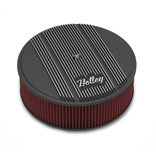 Holley Round Finned Air Cleaner 120-157