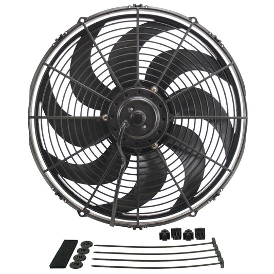 Derale 16" Dyno-Cool Curved Blade Electric Fan 18916
