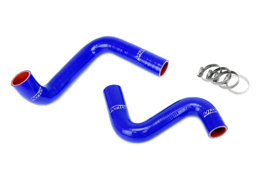 HPS Performance High Temp 3-ply Reinforced Silicone Replaces OEM Rubber Radiator Coolant Hoses 57-1955-BLUE