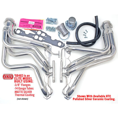 Hedman Hedders ELITE HEADERS; 1-5/8 IN. TUBE DIA.; 3 IN. COLL.; FULL LENGTH DESIGN 68487
