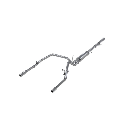 MBRP Exhaust 2 1/2in. Cat Back; Dual Split Rear; AL S5126AL