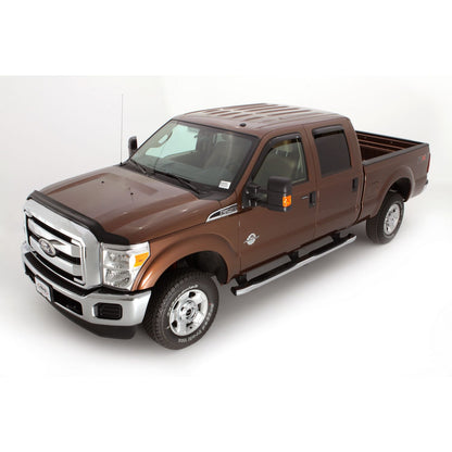 Auto Ventshade 25062 Bugflector Dark Smoke Hood Shield For 2011-2016 Ford F-250 F-350 F-450 F-550