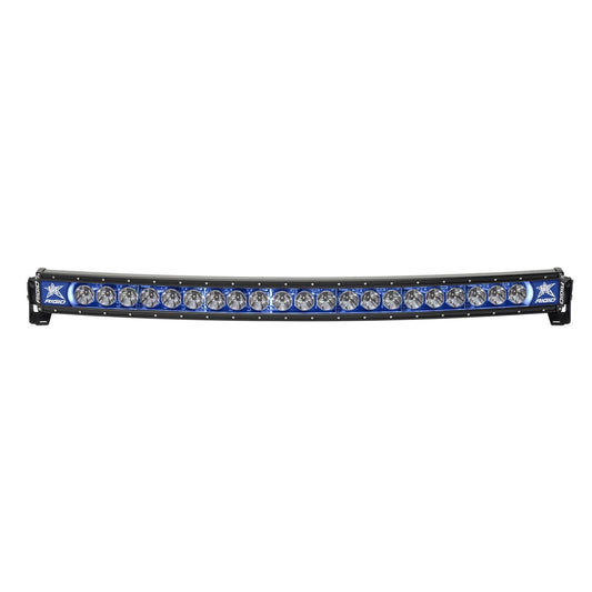 RIGID Industries Radiance Plus Curved Bar Broad-Spot Optic 40 Inch With Blue Backlight 34001