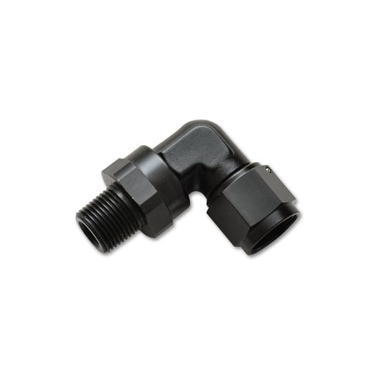 Vibrant Performance - 11380 - -3AN Female to 1/8 in.NPT Male Swivel 90 Degree Adapter Fitting