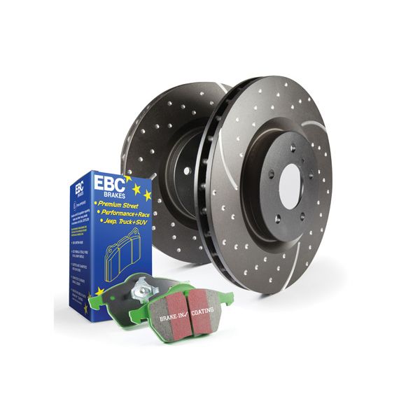 EBC S10KR1066 S10 Kits Greenstuff 2000 And GD Rotors