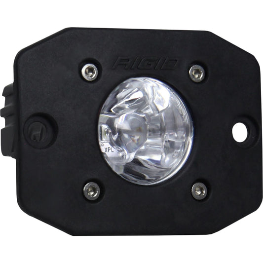 RIGID Industries Ignite LED Light Spot Beam Pattern Flush Mount Black Housing Single 20611