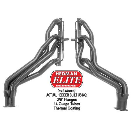 Hedman Hedders ELITE HEADERS; 1-5/8 IN. TUBE DIA.; 3 IN. COLL.; FULL LENGTH DESIGN 61448