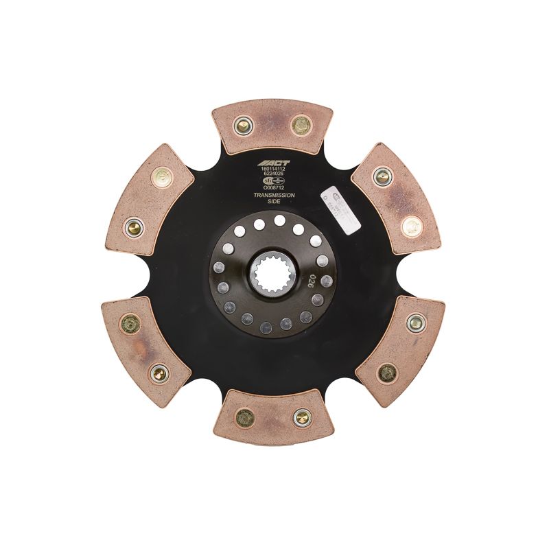 Advanced Clutch Technology 6 Pad Rigid Race Disc ACT-6224026