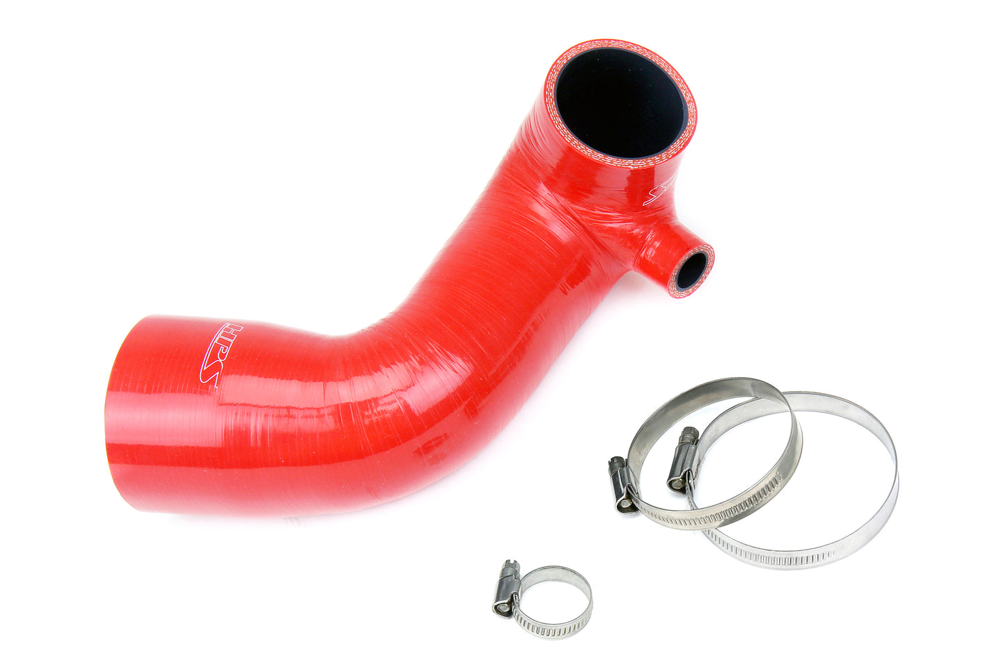 HPS Performance Replaces Restrictive Stock Air Intake Tube Improve Drivability No Heat Soak 57-1726-RED